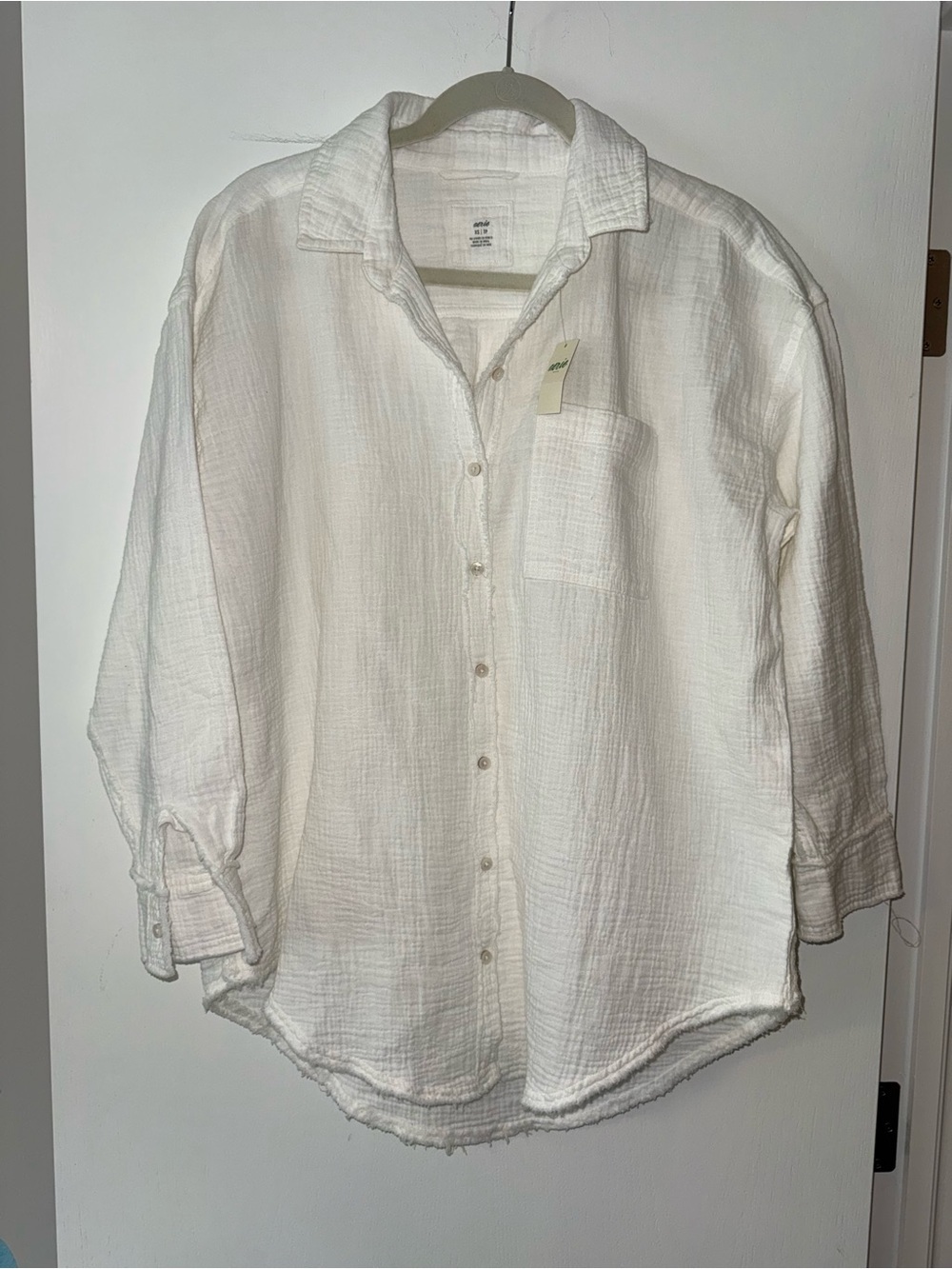 NWT Aerie gauze shirt
